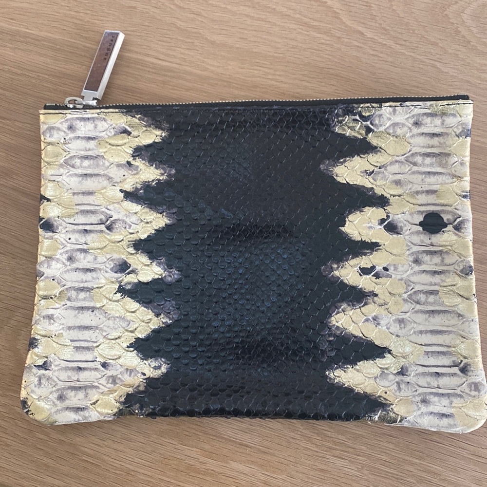 August Pouch Purse Clutch Python